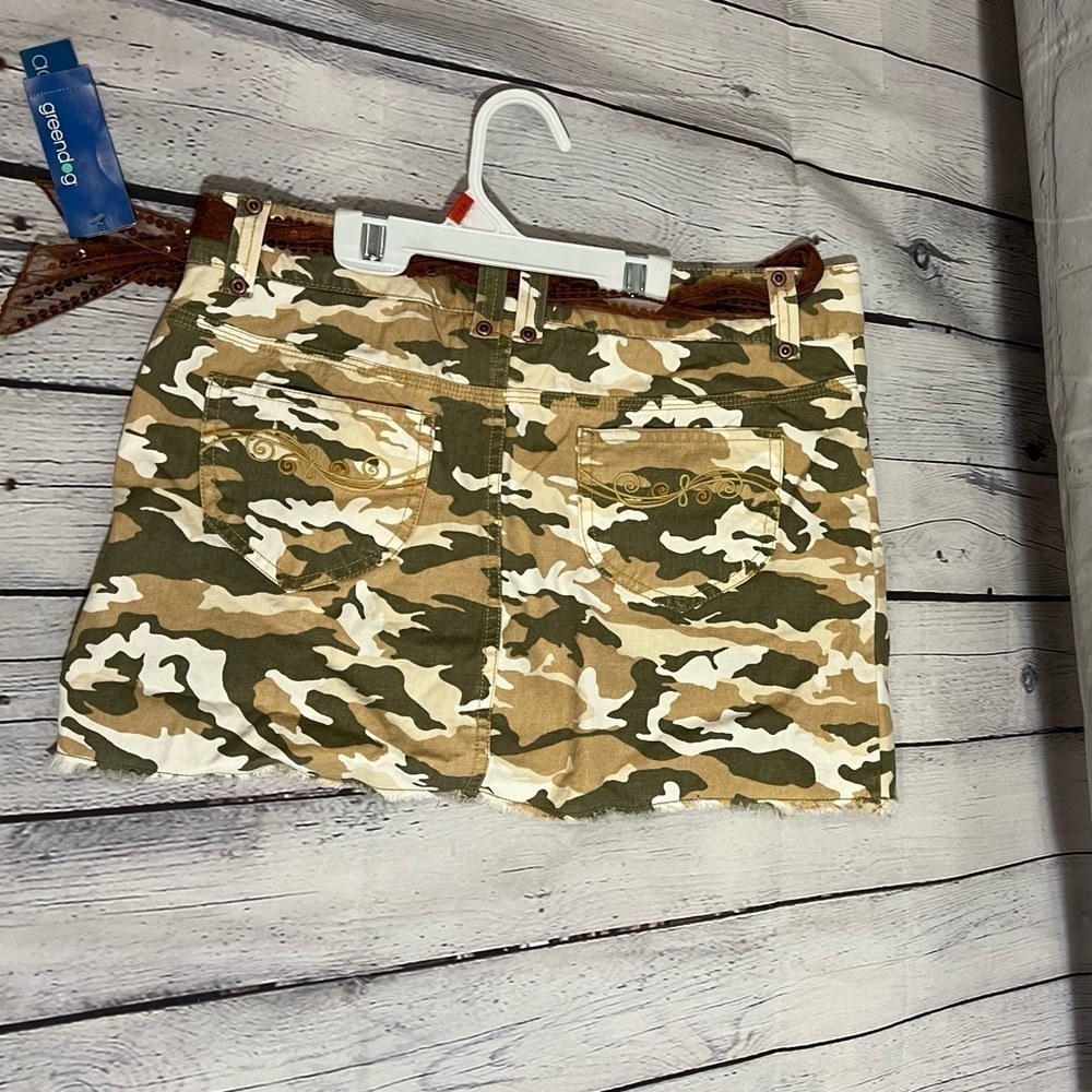 Greendog's Girls' Size 16 Army Fatigue Skorts NWT